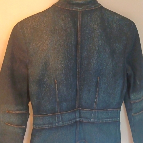 JLo by Jennifer Lopez Indigo Denim Jacket, Medium - Picture 7 of 7